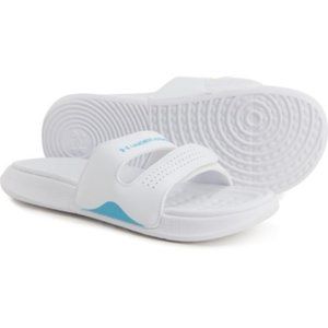 Under Armour Ansa Studio Slides Sandals Slip On Straps Gray Mist Size 7 NEW
